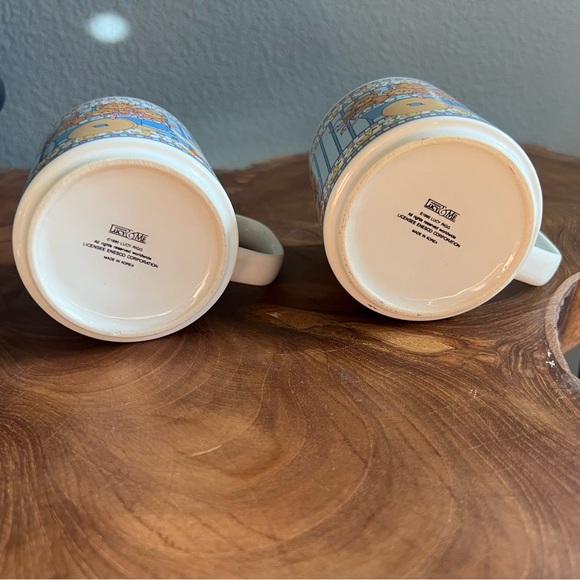 Lucy & Me Rigg Duck/ Teddy Bear 90’s mugs set of 2 - Picture 3 of 4